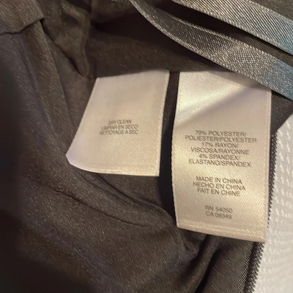 ANNE KLEIN women’s dress 6 small sheath career stretch knee length AK grey nwt - Picture 4 of 5